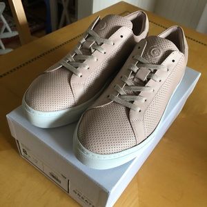 Greats Royale Perforated Blush Leather Sneaker
